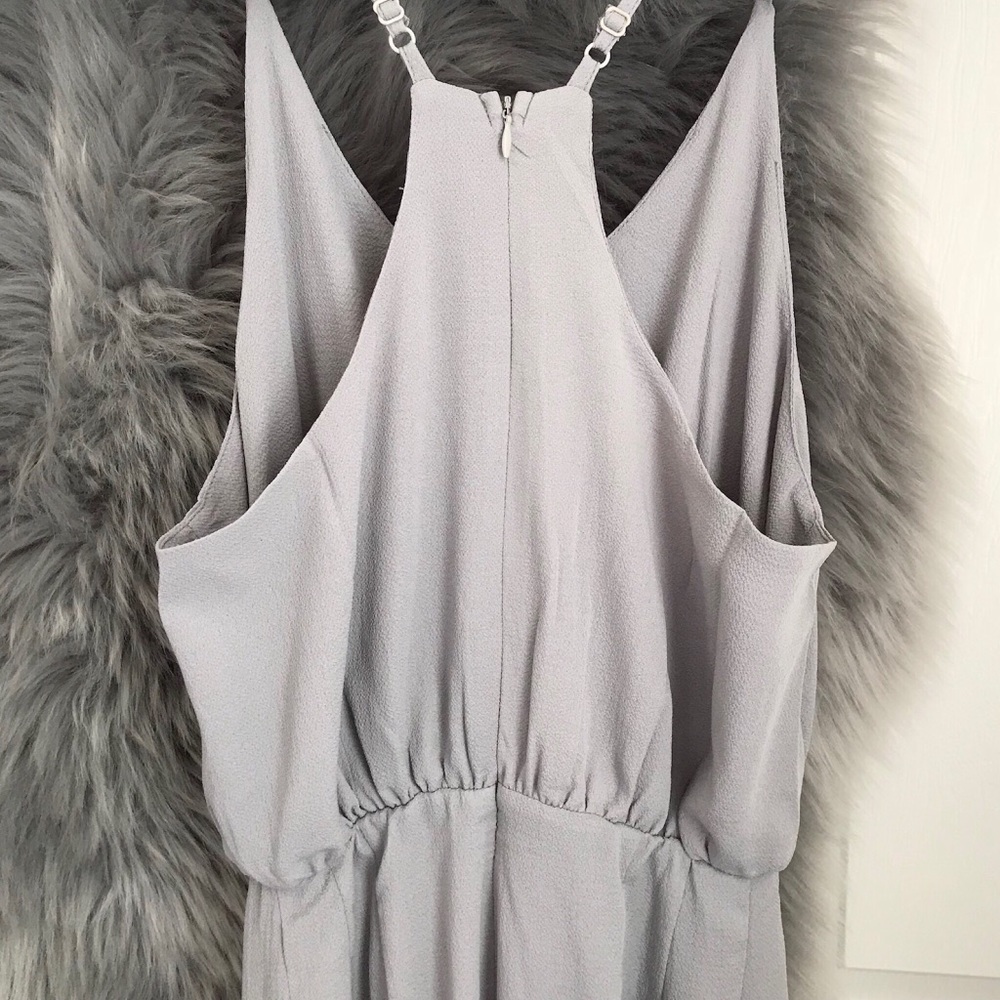 wrap split leg jumpsuit - Picture 8 of 8